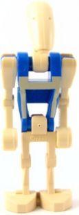 LEGO Minifigure -- Battle Droid Pilot with Blue Torso with Tan Insignia-Star Wars / Star Wars Episode 1 -- SW0300 -- Creative Brick Builders